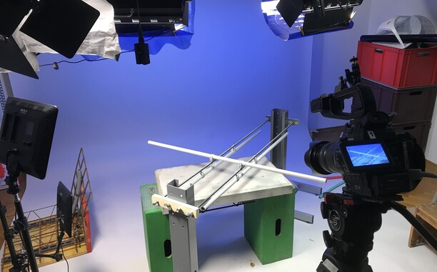 Dreh im Studio presentation
